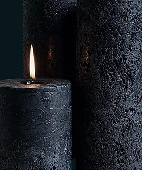 Textured Pillar Candles - Haven Botanical