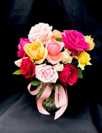 Thumbnail for Vase of Venus - scented rose bouquet in vase - Haven Botanical