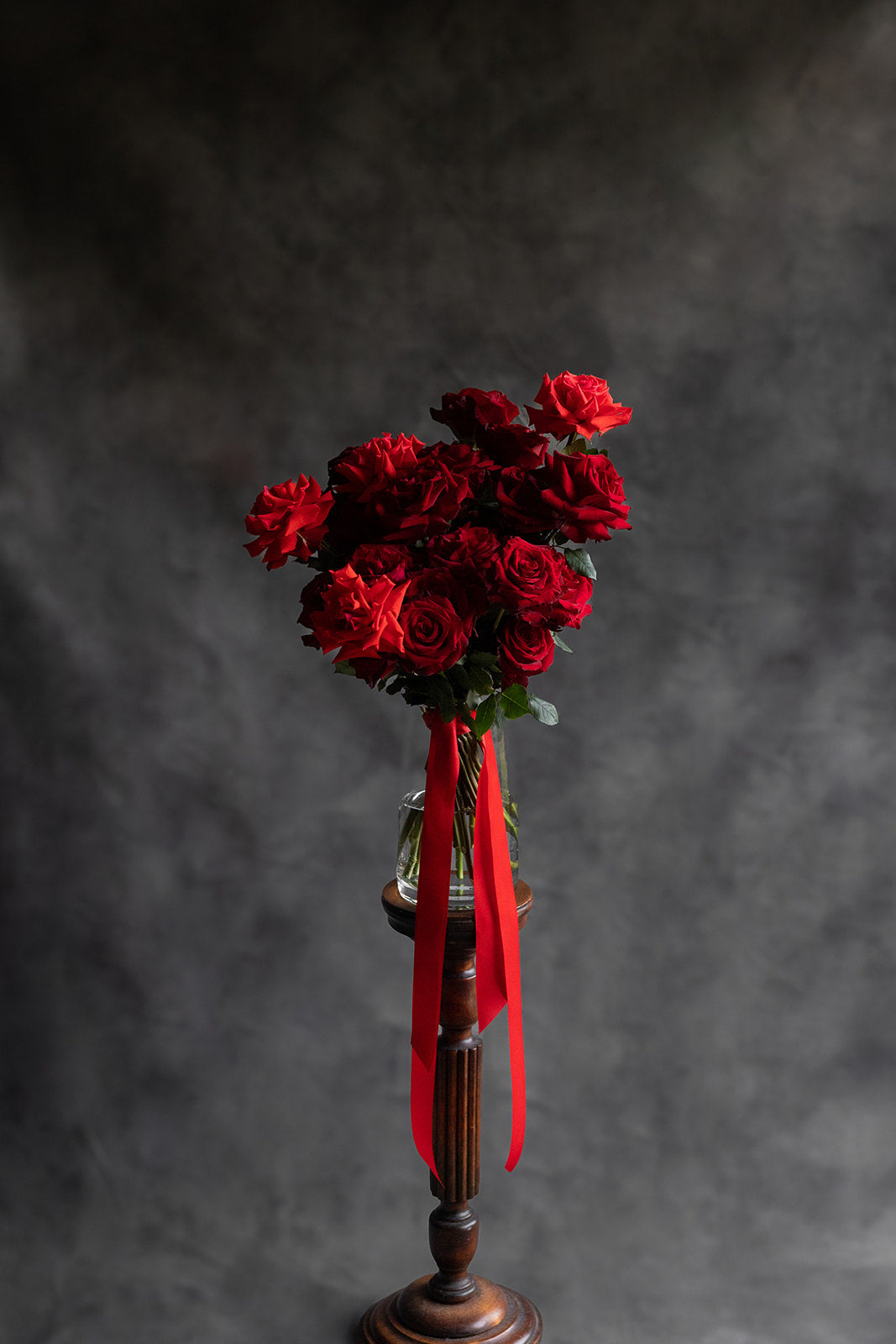 Haven Botanical - Mullumbimby florist - Byron Bay florist - red rose bouquet - Long stemmed red roses - Byron bay flowers delivered